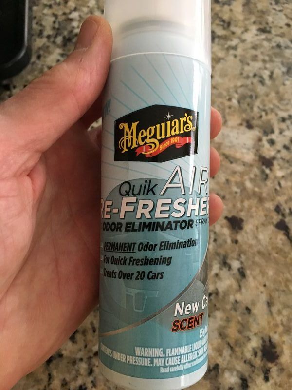 Meguiars Quik Air Freshener New Car Scent Review